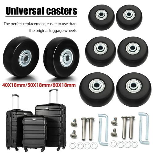 50x18mm luggage wheels - 50x18mm,