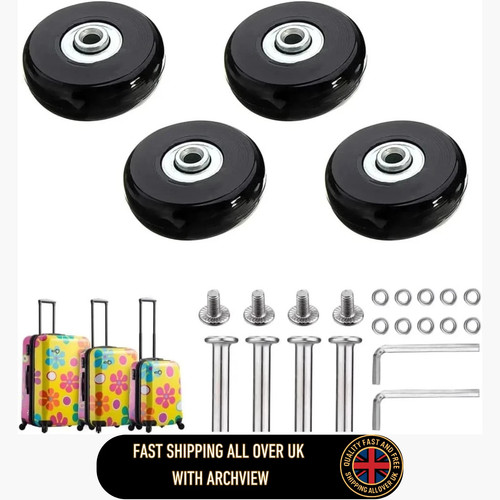 50x18mm luggage wheels - wheels, set