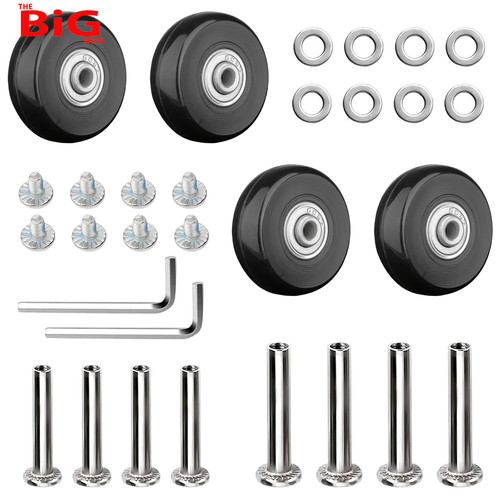 50x18mm luggage wheels - 50x18mm, set