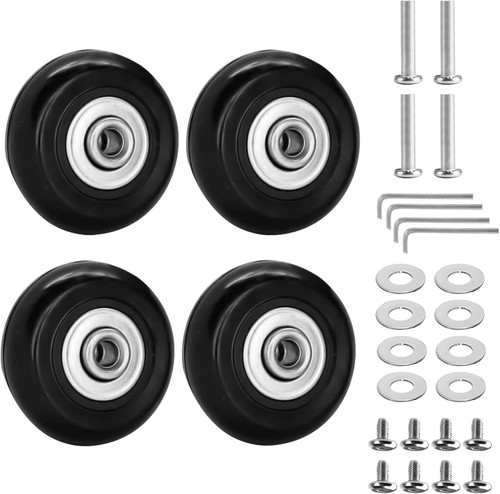 50x18mm luggage wheels - 50x18mm, set