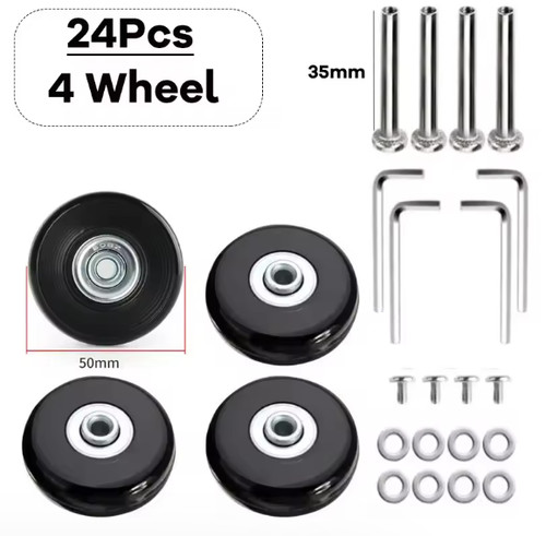 50x18mm luggage wheels - luggage,